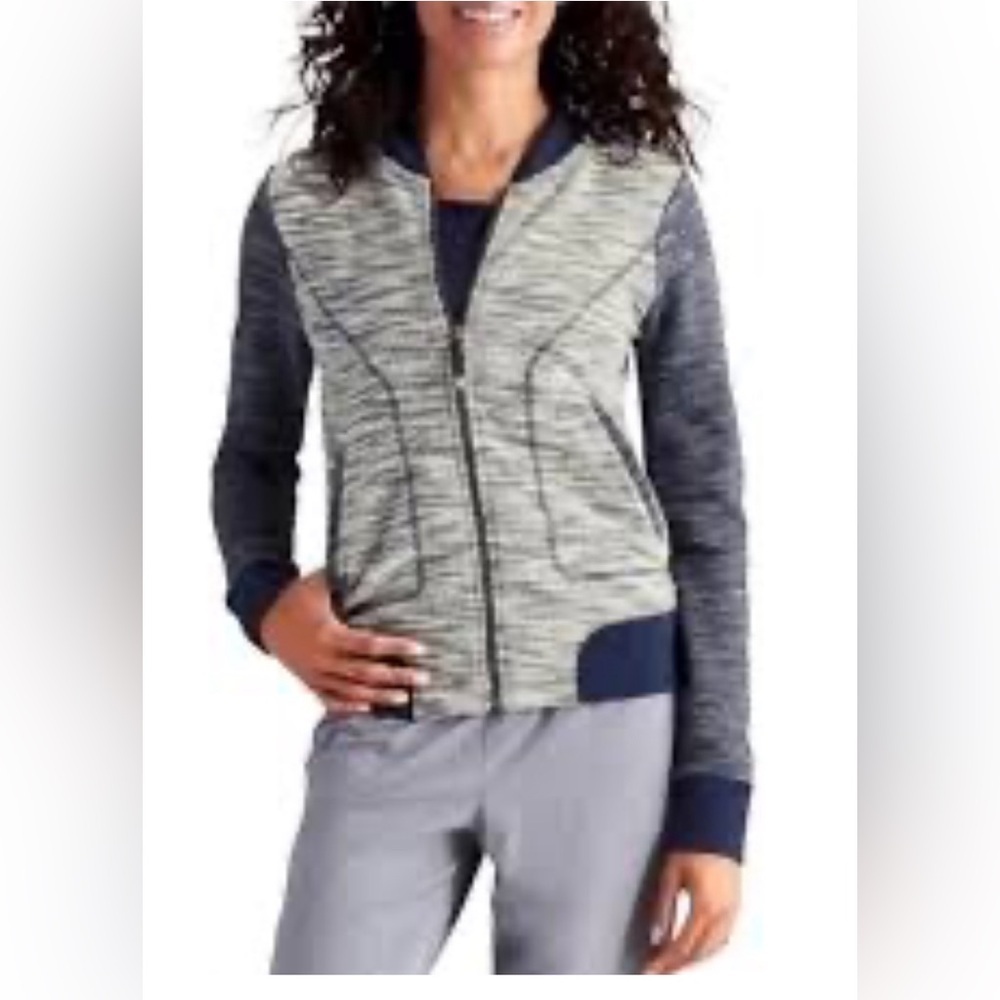 Athleta Bombastic Slub Bomber Jacket - Size Large. Style 138619
